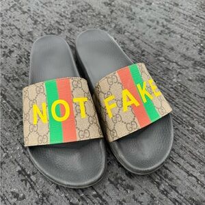 NOT FAKE Gucci Slides